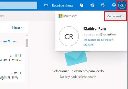 cuenta hotmail entrar|Cómo iniciar o cerrar sesión en Outlook.com.